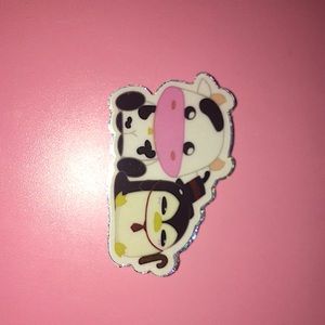 Custom glitter stickers